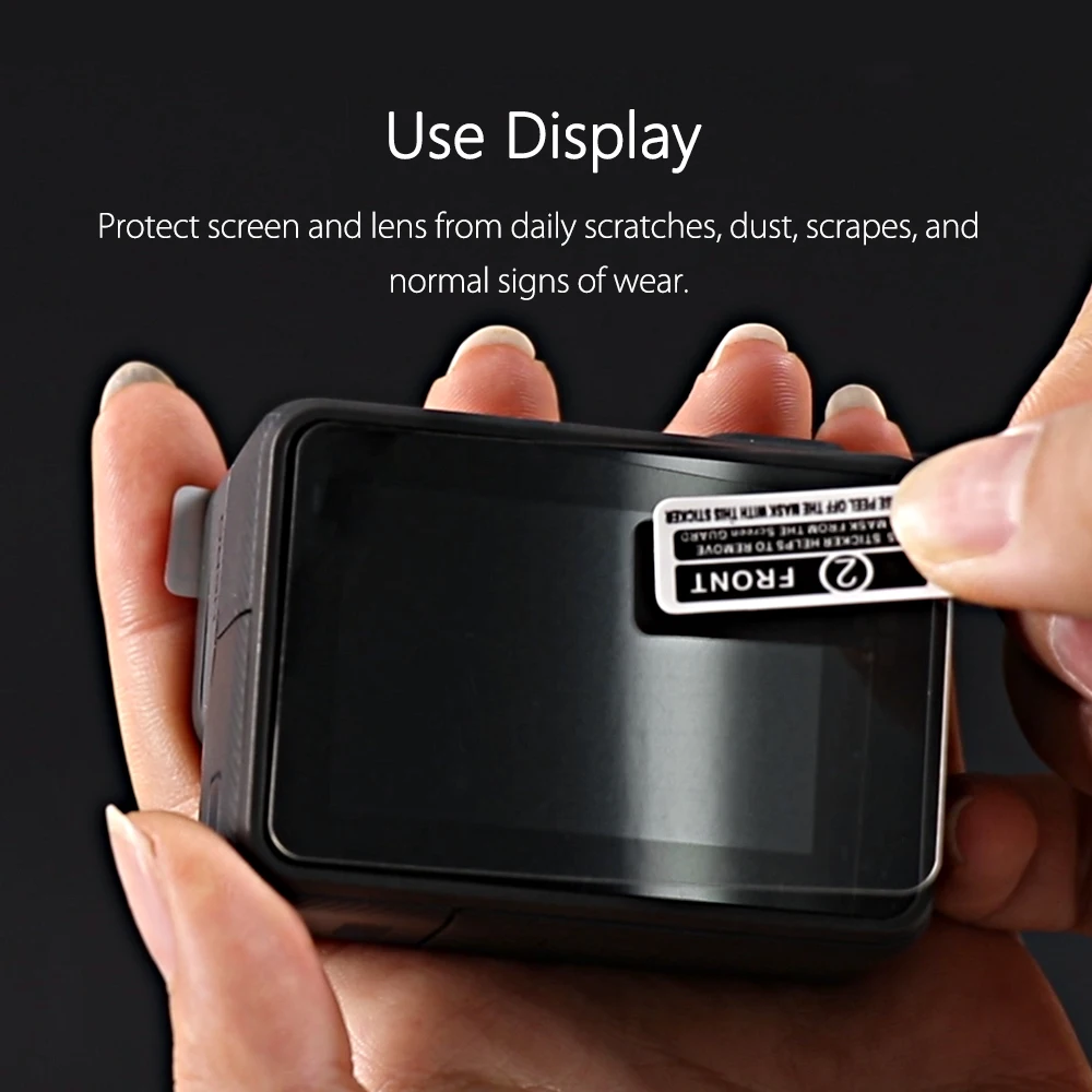 Защитная пленка Vamson высокой четкости для Go Pro Gopro Hero 5 6 7 Hero5 Hero6 Hero7 крышка объектива камеры ЖК-экран Защитная пленка