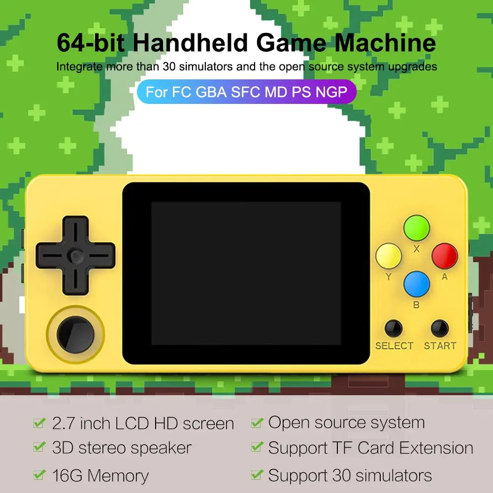 Палм с открытым исходным кодом 2 поколения игра для PSP консоли для маленького дракона King PS1 GBA SFC