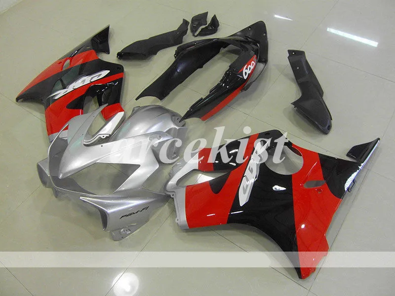 ABS пластиковый мотоциклетный вставной обтекатель комплект Подходит для HONDA CBR600 F4i FS 2004 2005 2006 2007 04 05 06 07 на заказ красный черный серебристый