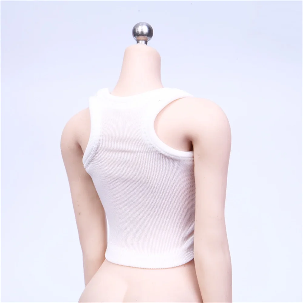 Пикантный короткий эластичный спортивный жилет в масштабе 1/6 ярких цветов для