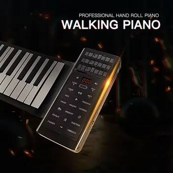 

88 key piano keybord silicone roll up pinao keyboard music instrument with bluetooth midi key