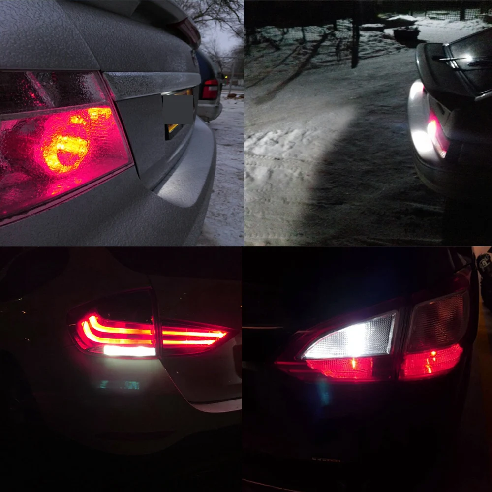 Hviero 1156 BA15S 1157 BAY15D P21W BA15D 13Led 5050 Car Led Turn Parking Signal Lights Brake Tail Lamps Auto Rear Reverse Bulbs DC 12V