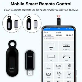 

2020Mini Smart Stable IR Appliance Infrared Remote Adapter Mobile Phone Remote Control For TV ,Projector, Air Conditioner,Camera