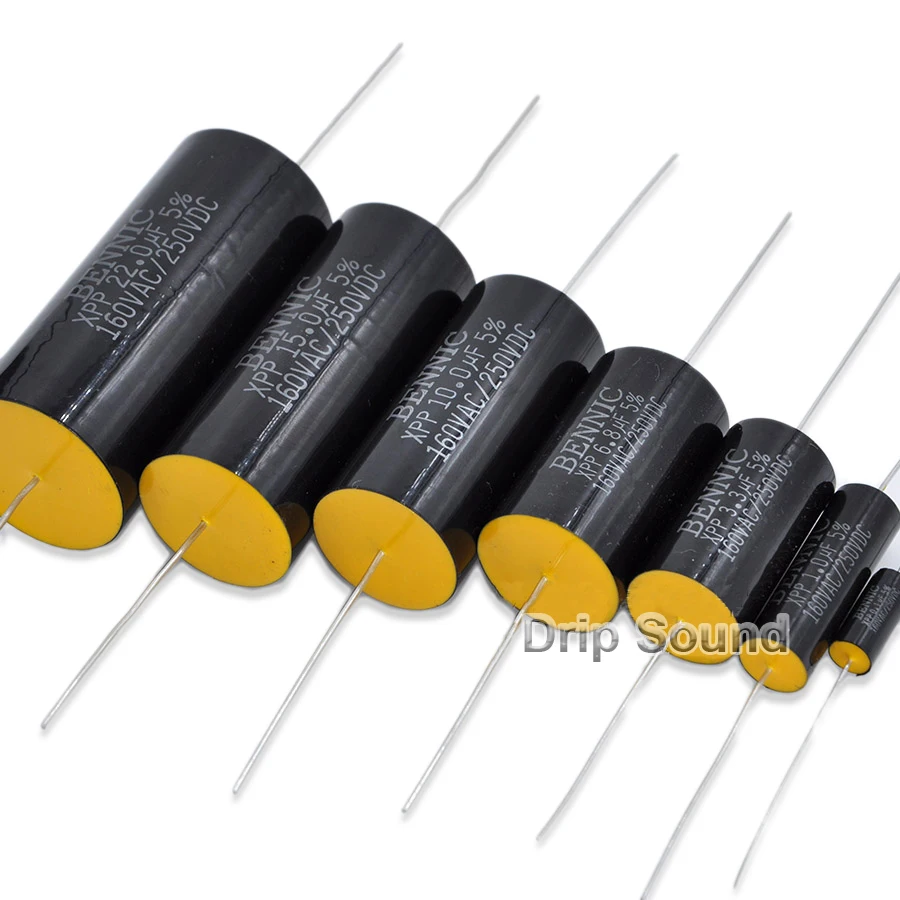 2PCS BENNIC XPP 10uF 250V Audio Speaker Divider Crossover NonPolarity