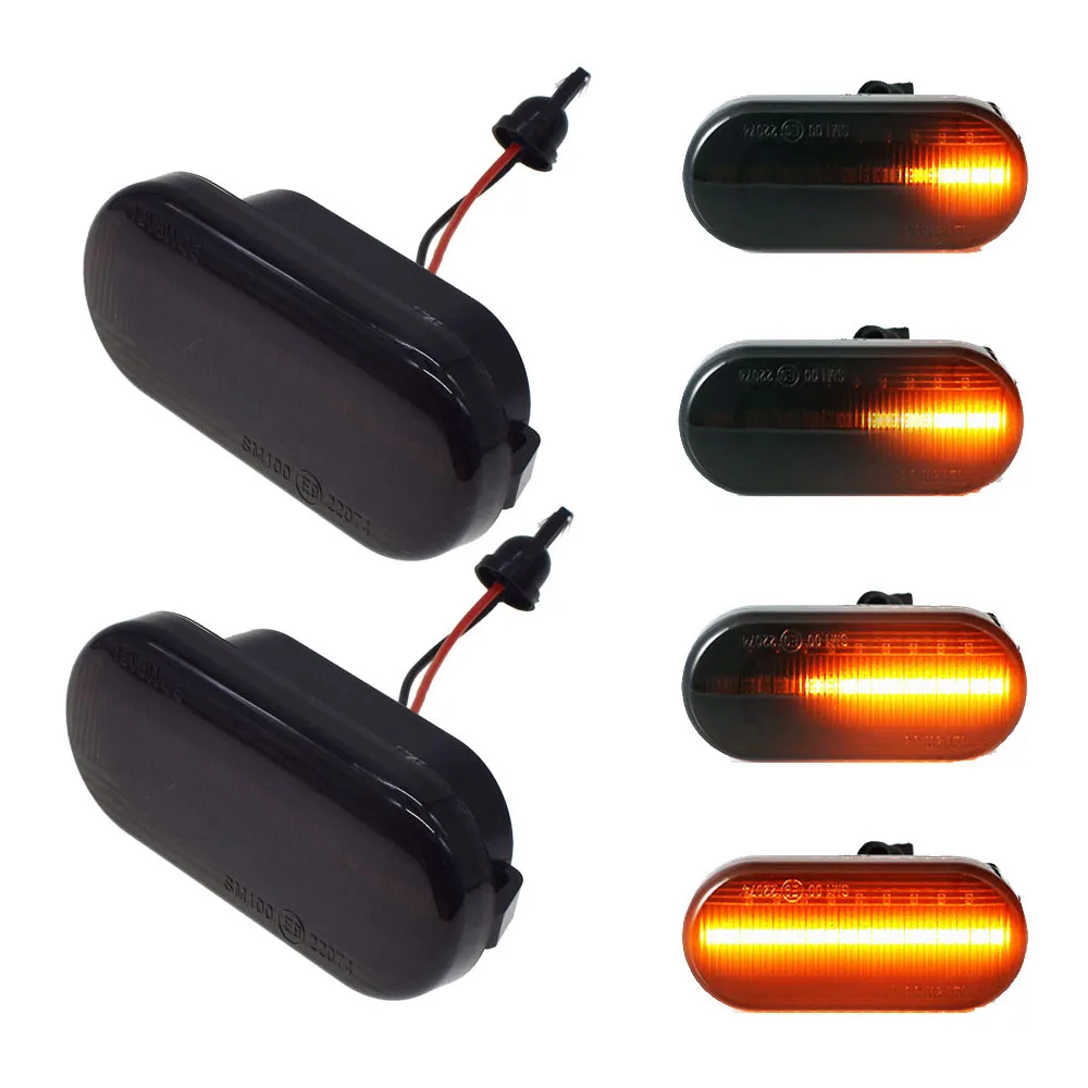 2 Pezzi Led Dinamique Cj. Té Marqueur Clignotant Lumiere Autoquelielle Clignotant Lumiere Verser Pour Seat Toledo Leon 1M Ibiza 6