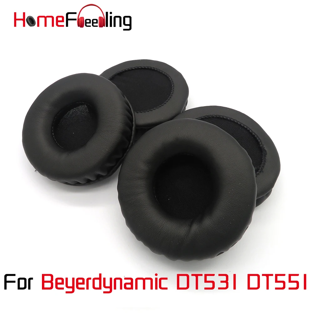 

Homefeeling Ear Pads For Beyerdynamic DT531 DT551 Earpads Round Universal Leahter Repalcement Parts Ear Cushions