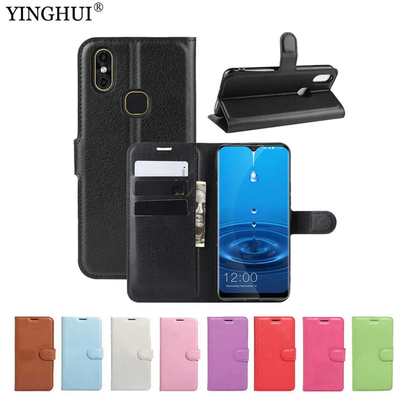 Для Leagoo M13 Чехол-бумажник из искусственной кожи чехол s для Leagoo M13 откидная крышка с подставкой слот для карт функциональный чехол для телефона