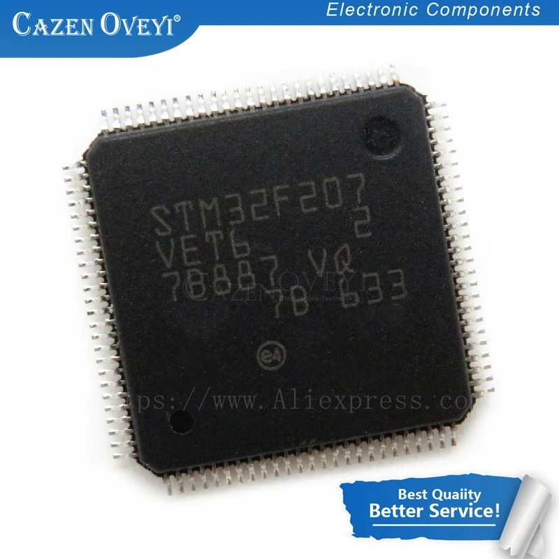 1 шт./лот STM32F207VET6 STM32F207 LQFP-100 MCU ARM 512KB FLASH в наличии | Электронные компоненты и