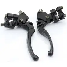 1 пара мотоциклов сцепные рычаги Черный Прочный Алюминий сплав мотоциклетный рычаг для тормоза, сцепления кабель передний тормоз