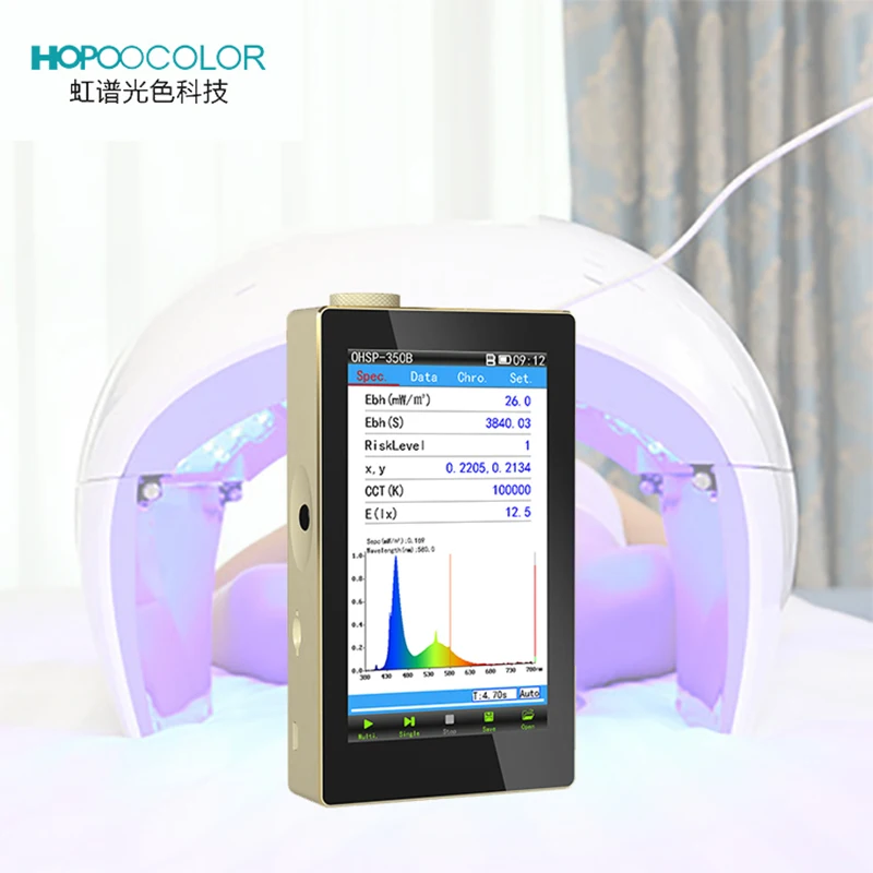 

Портативный спектрометр OHSP350B, тестер анти-сисветильник, спектрометр, красный светильник