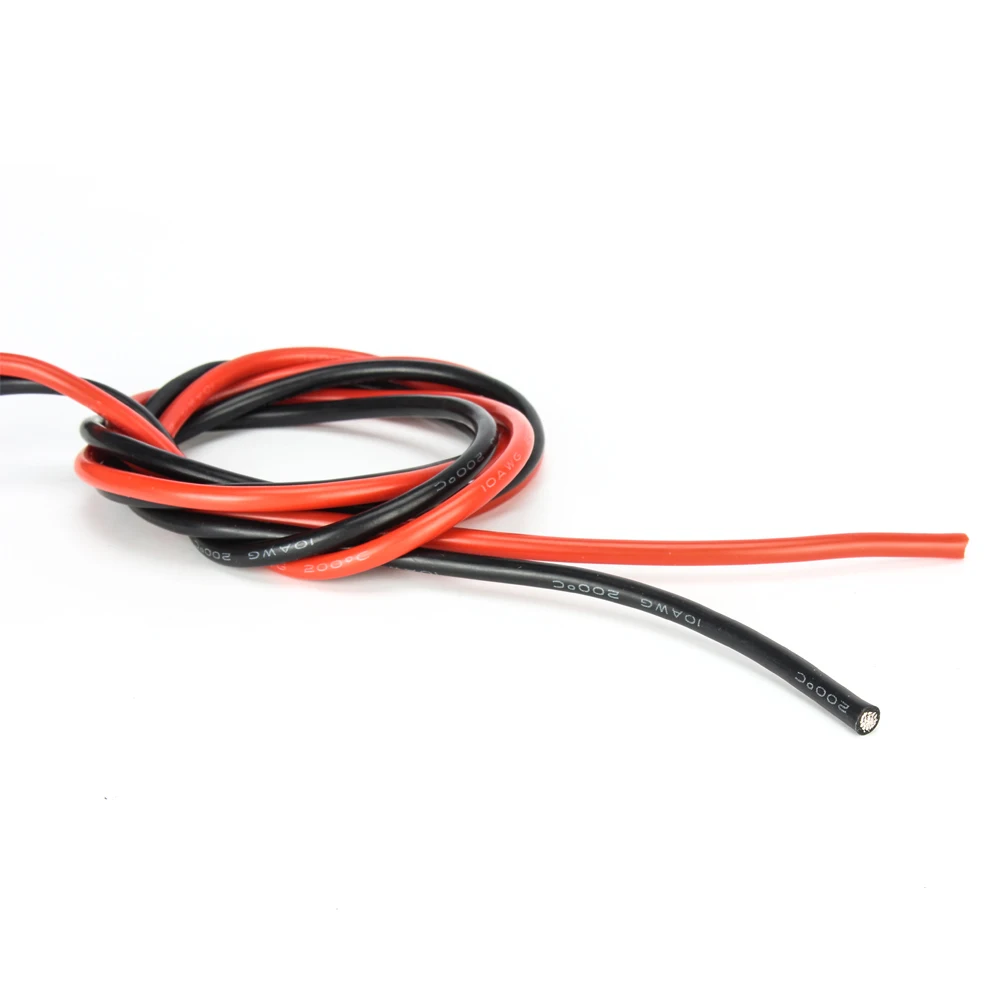 HuLuWa 16 AWG 1,3 mm² siliconen elektronisch elektrische draad kabelset, 5 meter per stuk, vertind koperen draad, voor DIY-modellen, huishoudelijke apparaten, enz