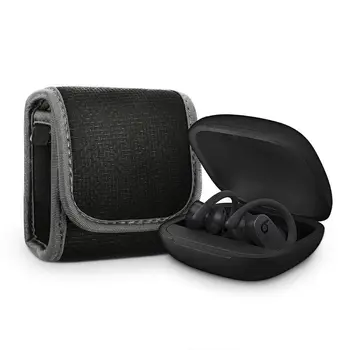 

OOTDTY Mini Storage Bag Thickened Fleece Carry Case Pouch for Powerbeats Pro Earphones