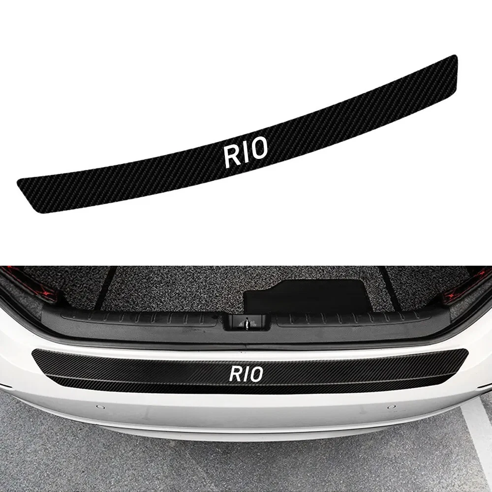 1 Защитная лента для заднего бампера KIA RIO 3 5 K2 2003 2008 2009|Наклейки на автомобиль| |