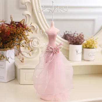 

Elegant Evening Dress Lady Figure Mannequin Hook Jewelry Organizer Display