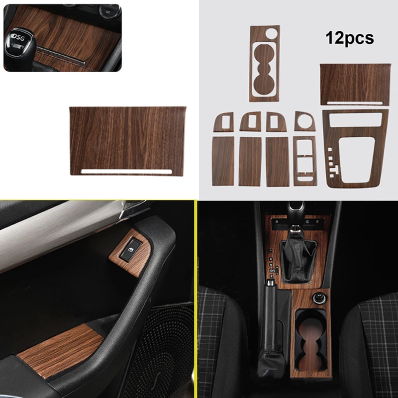 11/12 шт. Для Skoda AT Octavia 2015 2019 wagon 2017 украшение интерьера шестерня стеклянный