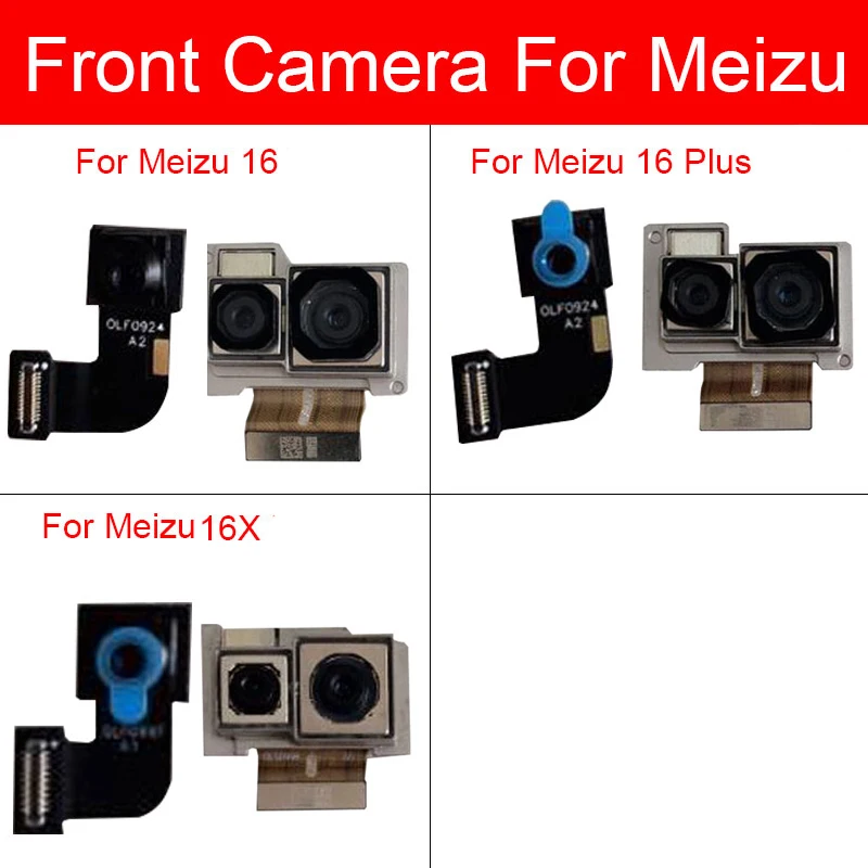 

Front & Back Rear Camera Module For Meizu 16 16 16X Plus Small Facing Big Main Camera Flex Ribbon Cable Replacement Repair Parts