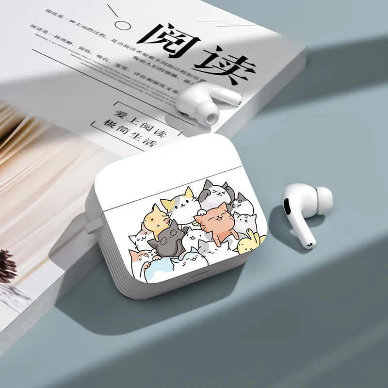 Earphone Case For AirPods 1 2 Silicone Wireless Bluetooth Earphone Cartoon Pictures Case For AirPods Pro Protective Cover