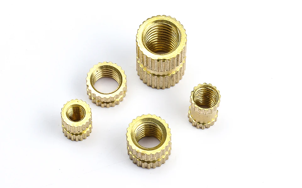 NINDEJIN 450/500pcs Brass Insert Nuts Set Female Thread Brass Molding Insert Knurled Nuts Assortment Double twill Embedded Nuts NINDEJIN 450/500pcs Brass Insert Nuts Set Female Thread Brass Molding Insert Knurled Nuts Assortment Double twill Embedded Nuts