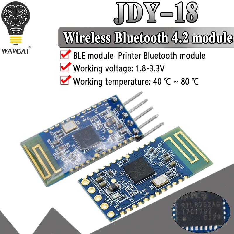 Флуоресцентный модуль Bluetooth 4 2 с высокой скоростью передачи более чем CC2541 |