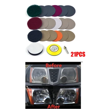

75mm DIY Car Lights Kit Polishing Restoration Car Headlights Repair Set For Polishing And Grinding