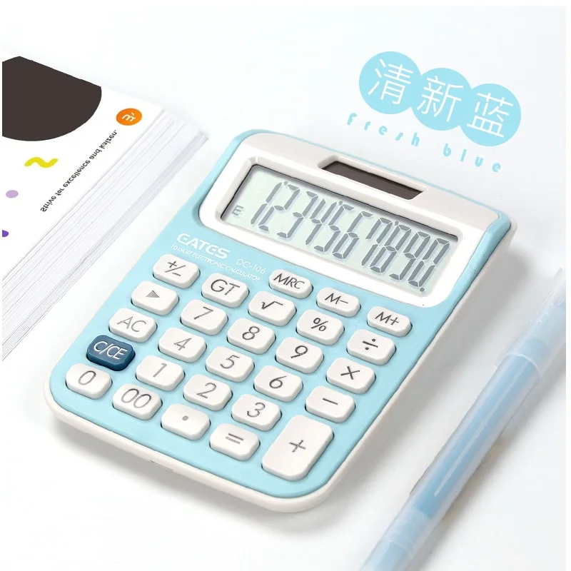 Настольный калькулятор с 10 цифрами большие пуговицы инструмент для счета