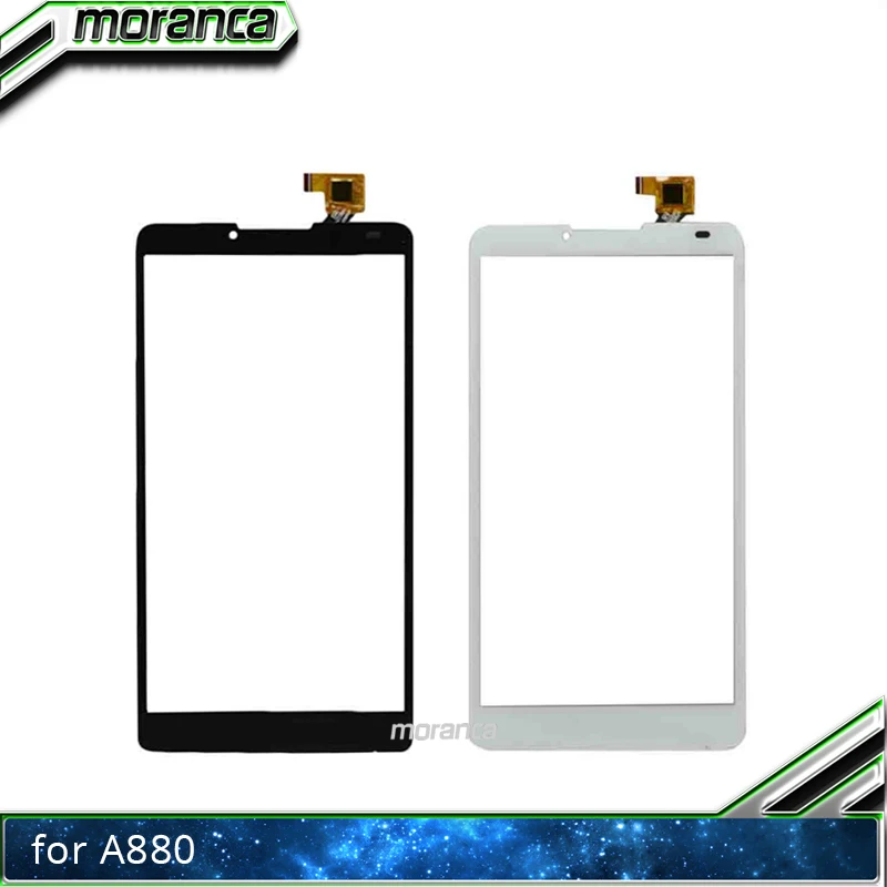 6 0 ''экран для lenovo A880 A 880 сенсорный экран Переднее стекло дигитайзер панель