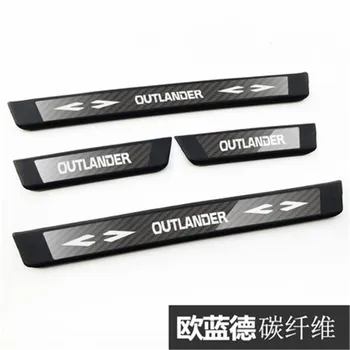 

stainless steel Scuff Plate/Door Sill Plate Door Sill Welcome Pedal For Mitsubishi Outlander 2007-2018Car Styling