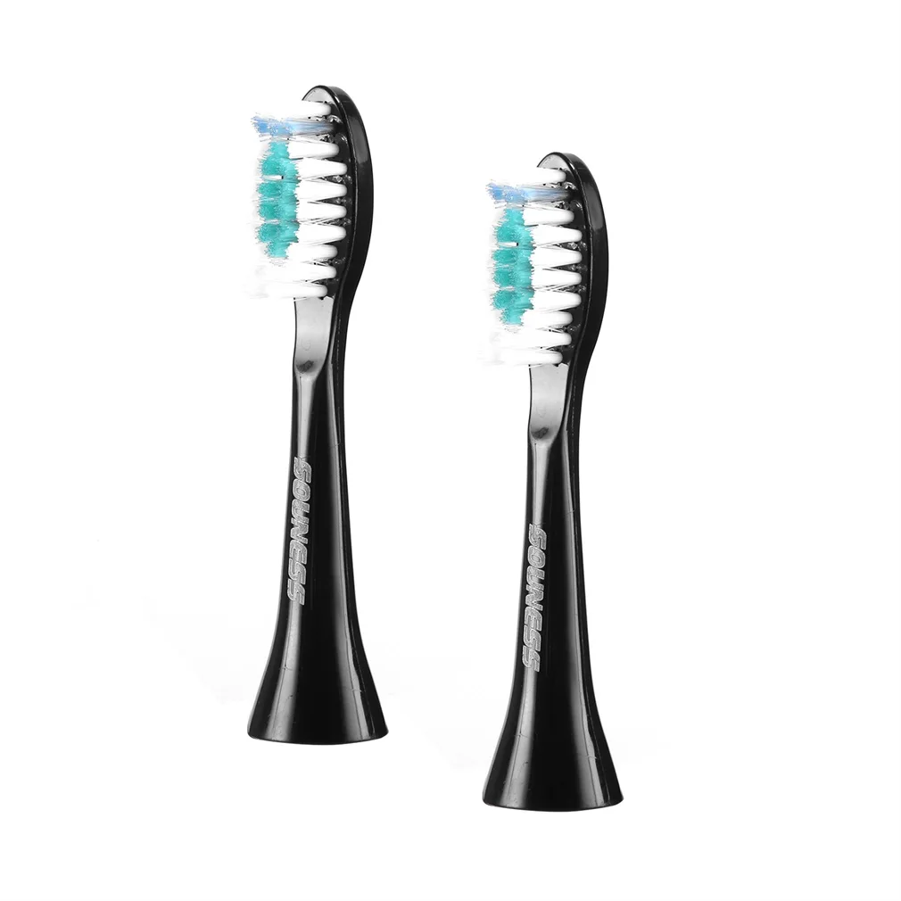 SOUNESS 2PCS Best Replacement Professional Oral Electric Toothbrush Heads Vitality Precision Clean Tooth Brushes SN601