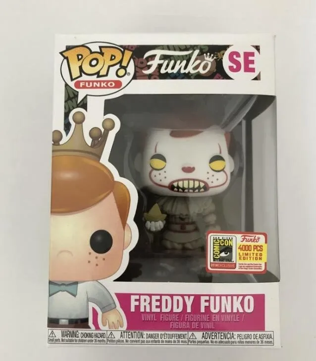 

Funko POP Movie Stephen King's Joker Clown FREDDY Limited Vinyl 2019 Action Figure Collectible Model Toys for Chlidren