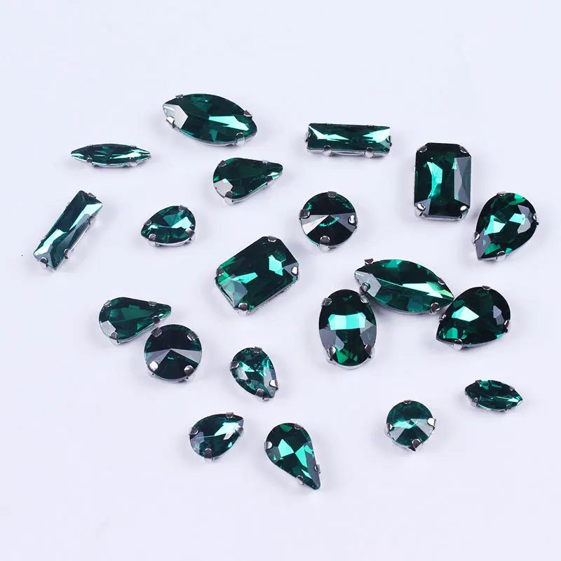 

Prajna 20 PCS Mixed Shapes Green Rhinestones Thermomix Iron On Rhinestones For Crafts Sewn Rhinestone Applique Glue On Crystals