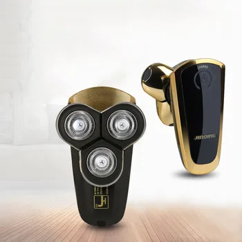 

Three Cutter Head Shaver Car Charger Portable Shaver Men Electric hu xu dao Water