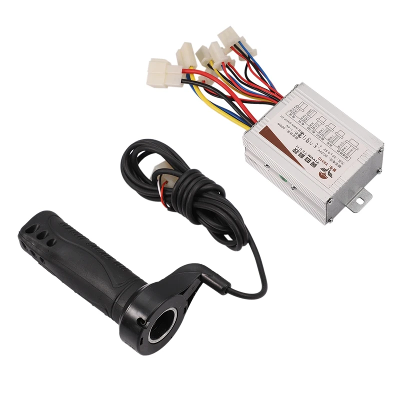 24V 500W DC Электрический велосипед мотор Матовый контроллер коробки с щеточный контроллер длинная линия поворота руля для электрических велосипедов в цвету