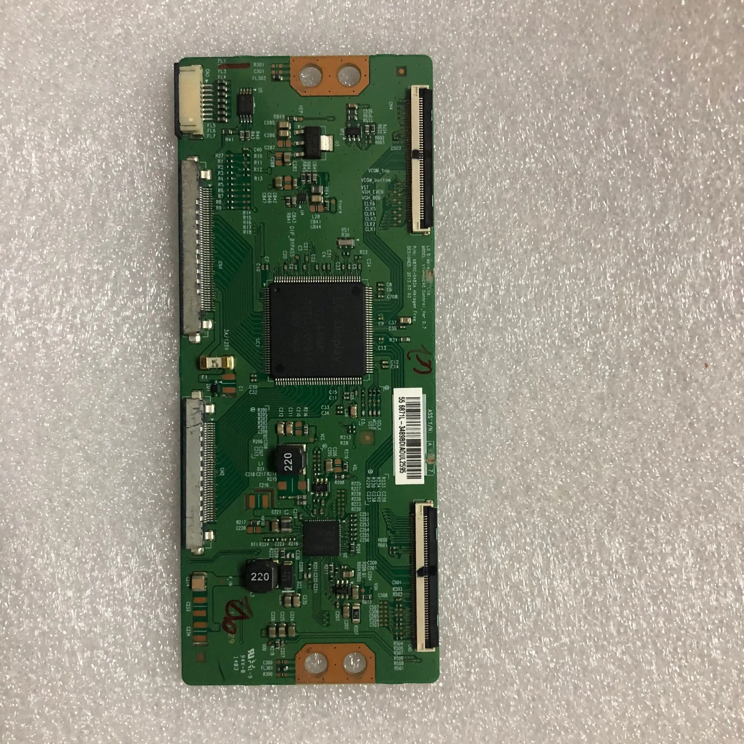 Тест работы для LG 42LG31FR-TA логическая плата 6870C-0482A/B LC420WUN-SAA1
