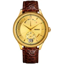 Luxus Marke 18K Gold Uhren für Männer Schweizer Bewegung Quarz Armbanduhr Montre Homme Wateproof Männlichen Uhr Relogio Masculino