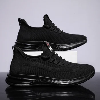 

Summer Brand Fashion Men Casual Shoes Light Breathable Mesh Shoes Men Sneakers Lace Up Gray Male Shoes