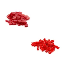 50 на Ant зажим+ нейлоновая вставка кусок KN1.25+ MDFN1.25 поперечная граница поставщик электроэнергии красный