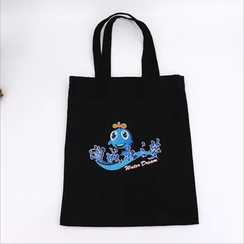 

Folding Shopping Bag Eco-friendly Reusable Portable Shoulder bag Fashion Cute cartoon pattern customizable logo Advertising Bag