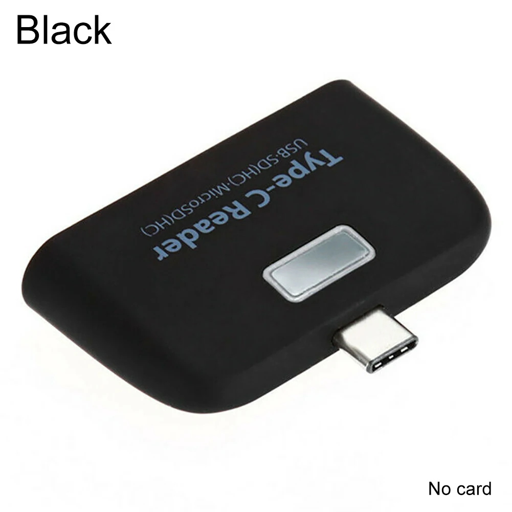 Черный Usb 3,1 C Тип Usb 2,0 концентратор Sd/Tf кард-ридер многофункциональный адаптер портативный кард-ридер с функцией Otg быстрая передача данных - Цвет: Черный