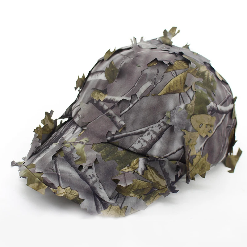Новая военная игра камуфляжная снайперская шляпа камуфляжная летняя кепка шляпа для кемпинга шляпа для джунглей - Цвет: Gray Baseball cap