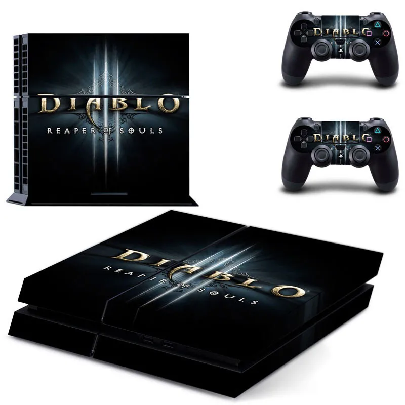 PS 4 Diablo sticker s PS4 Виниловая наклейка для кожи Play station 4 Adesivos Pegatinas для консоли playstation 4 и 2 контроллера
