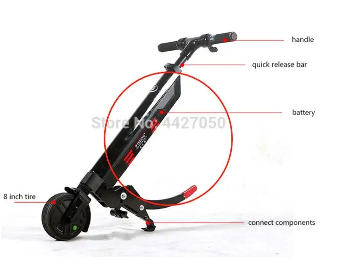 Бесплатная доставка Q5 eleltric handbike 1 шт. литиевая батарея и 4 8 'шины | Красота