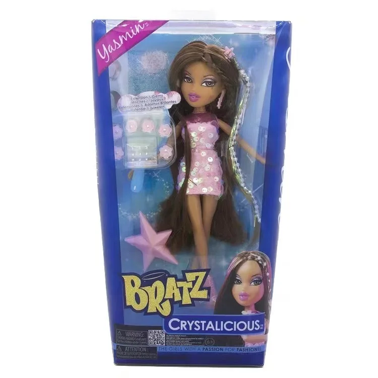Оригинальная в коробке MGA BRATZ рок кукла YASMIN гитара кукла платье Кукла лучший подарок для девочки длинные волосы DIY Мечта игрушки для детей