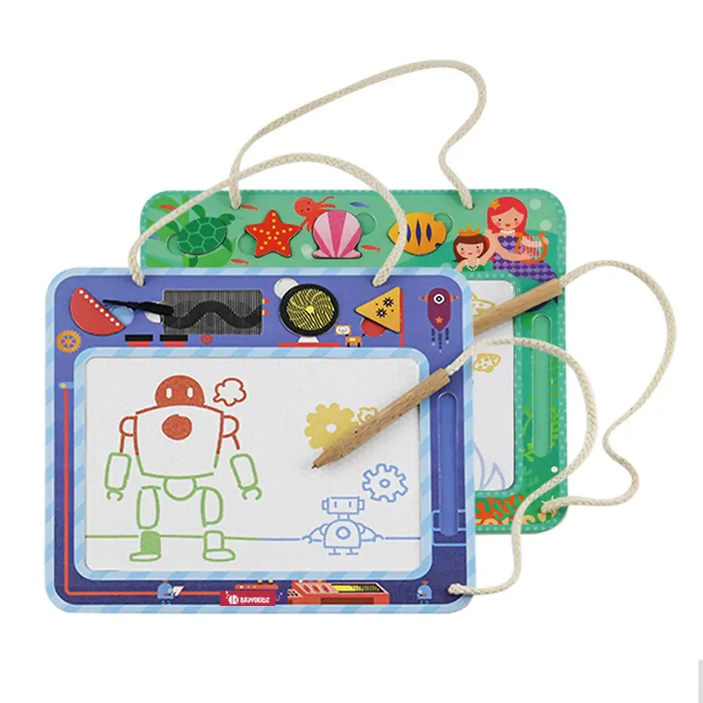 

Portable panel Colorful Magnetic Drawing Board Large Writing Board for Baby Painting Graffiti Writing Erasable Doodle Toy