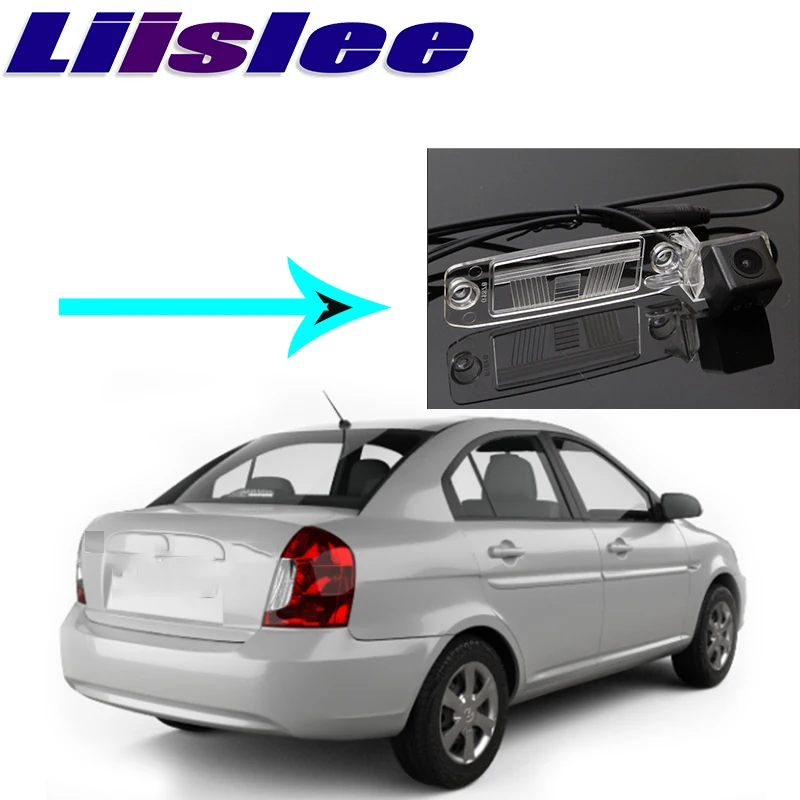Liislee Car Camera For Hyundai Accent MC High Quality Rear View Back Up Camera For PAL : NTSC Use | CCD + RCA6