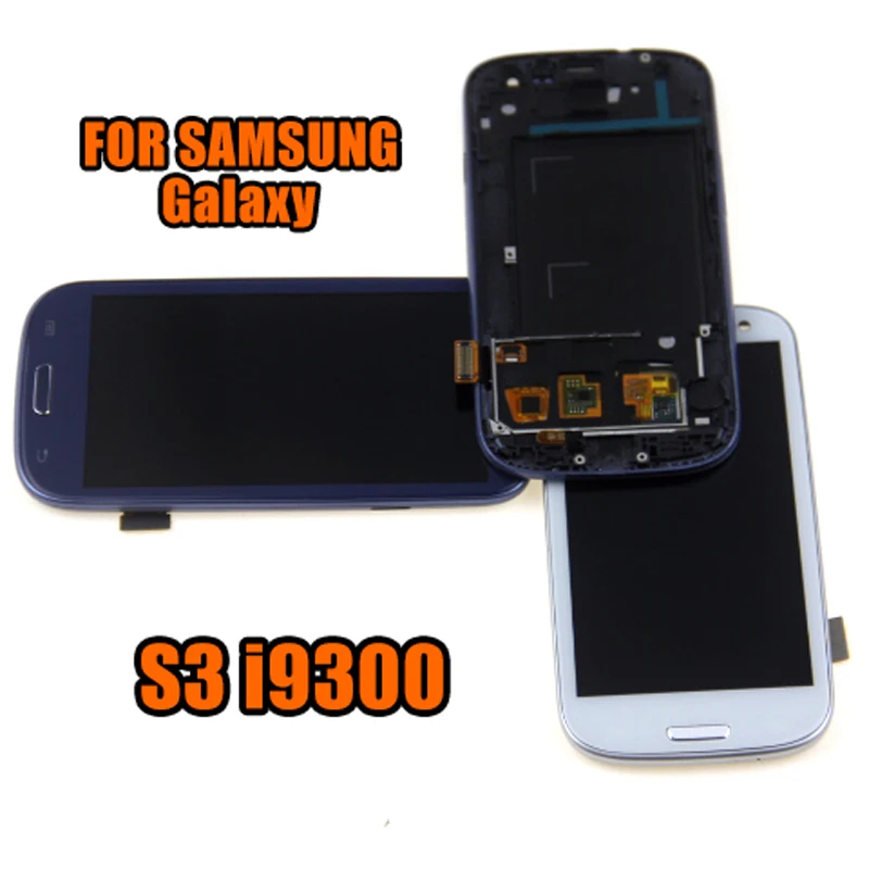 

For Samsung Galaxy S3 TFT LCD Display LCD Touch Screen Digitizer Assembly With Frame For Samsung Galaxy S3 i9300 i9300i i9308i