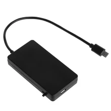 Micro USB OTG 4 Порты и разъёмы концентратор Мощность Зарядный Кабель-адаптер для смартфонов и планшетов