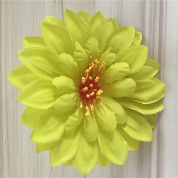 

50PCS/Lot 11CM Gerbera Silk Flower Sunflower Dahlia wreath pectoral flower clothing hat shoes Christmas Decorative materials