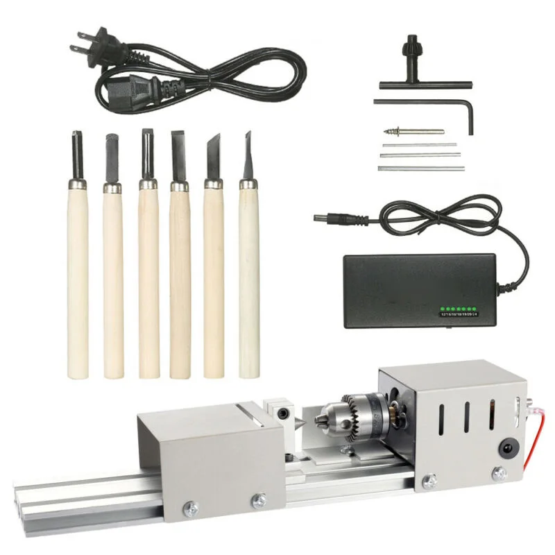

100W 110-240V Beads Grinding Polishing Machine Mini Lathe DIY Rotary Craft R0C5