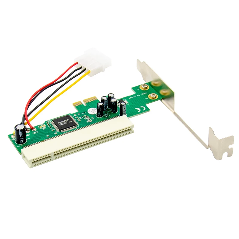 Адаптер PCI e Express X1 для расширитель карт преобразователь 32 бит чипсет Asmedia1083 Plug and