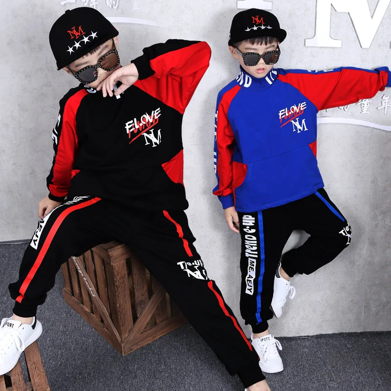 

2019 New Style BOY'S Hoody Handsome Childrenswear Sports Spring And Autumn Big Boy Loose-Fit Children Long Sleeve Autumn Clothin